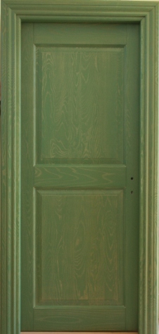 Porta in legno massello - Porta anticata porta vecchia decorata e dipinta a mano