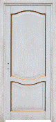 Porta in legno massello - Porta in toulipier laccata a pennello
