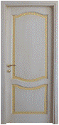 Porta in legno massello - Porta in toulipier laccato