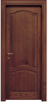 Porta in legno massello - Porta in frassino tinto noce